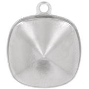 Stick-on setting PureCrystal 4470 12mm Rhodium tone 1 loop