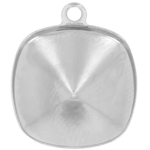 Stick-on setting PureCrystal 4470 12mm Rhodium tone 1 loop