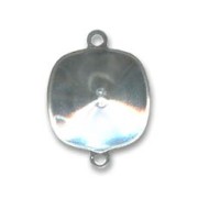 Stick-on setting PureCrystal 4470 12mm Rhodium tone 2 loops|raw }}