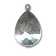 Stick-on setting PureCrystal 4320 18x13mm Rhodium tone 1 loop|raw }}