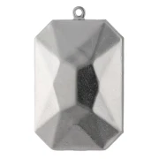 Stick-on setting PureCrystal 4627 27x18,5mm Rhodium tone 1 loop
