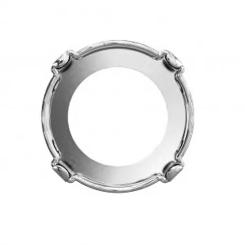 Cabochon setting for PureCrystal 1122 Rivoli 12 mm - Rhodium Tone x1