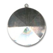 Stick-on setting PureCrystal 1201 27mm Rhodium tone 1 loop