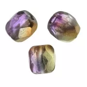 Faceted beads 3 mm Crystal Sunny Magic Embers x50