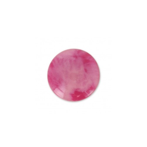 Resin cabochon imitation Gemstone 6 mm Ruby x1