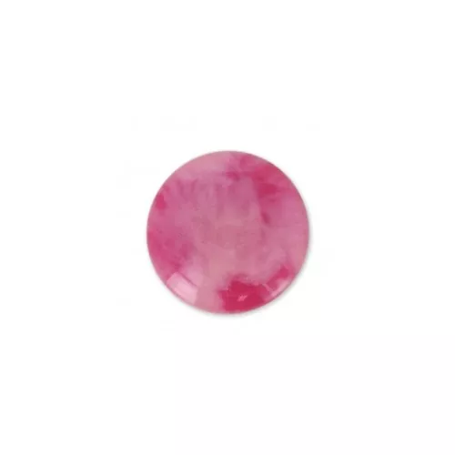 Resin cabochon imitation Gemstone 6 mm Ruby x1
