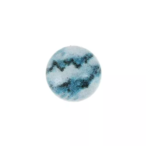 Resin cabochon imitation Gemstone 6 mm Blue Jade x1