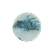 Resin cabochon imitation Gemstone 8 mm Blue Jade x1|raw }}