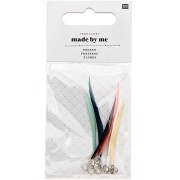 Assortment of 6 feathers - Made by me - 5 cm for DIY jewellery - Multicolored x1|raw }}