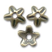 Star saucers 9mm Bronze tone x8