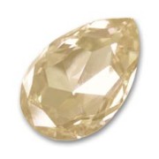 PureCrystal 4327 Pear Fancy Stone 30x20mm Crystal Golden Shadow