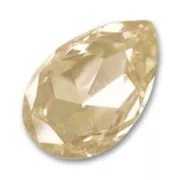 PureCrystal 4327 Pear Fancy Stone 30x20mm Crystal Golden Shadow