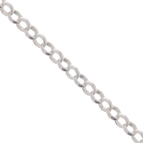 jaseron links chain 3.3mm 925 Sterling Silver x50cm