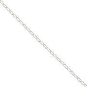 Cable chain links Chain 3.5mm 925 Sterling Silver x 50cm|raw }}