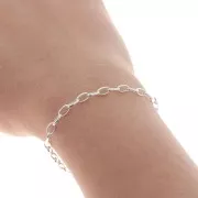 Cable chain links Chain 3.5mm 925 Sterling Silver x 50cm