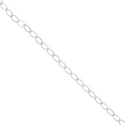 Rombo links Chain diamond cut 5.5mm 925 Sterling Silver x 50cm|raw }}