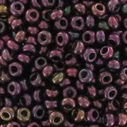 Preciosa Seed beads 9/0 2.5 mm - Purple Gold Iris x20g