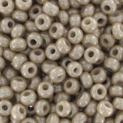 Preciosa Seed beads 9/0 2.5 mm - Luster Light Grey x20g|raw }}
