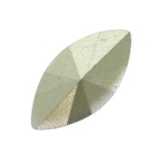 Navette-shape resin faceted cabochons 18x9 mm Pink x5