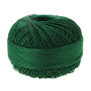 Cotton yarn Lizbeth size 20 n°638 Christmas Green x192m