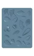 Oven-safe Sculpey silicon Mold - Flowers and leaves shapes x1
