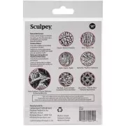 Silk Screen Sculpey for polymer clay - Nature patterns x2
