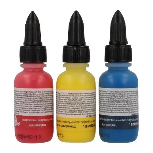 Liquid Sculpey - Primary colors x3
