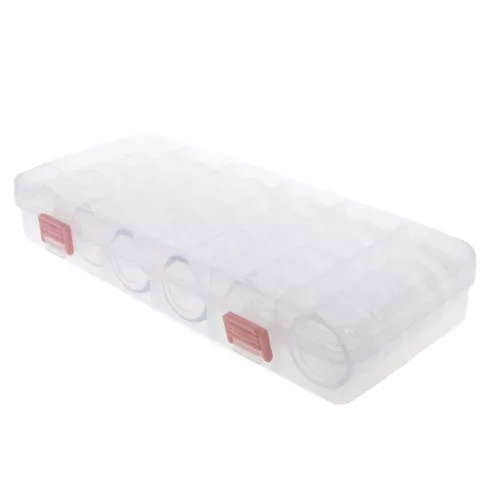 28 Storage boxes for beads 27x12x4.5 cm x1