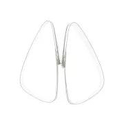 Set of 2 metal cookie cutters for polymer clay - n°4 Small Couple x1