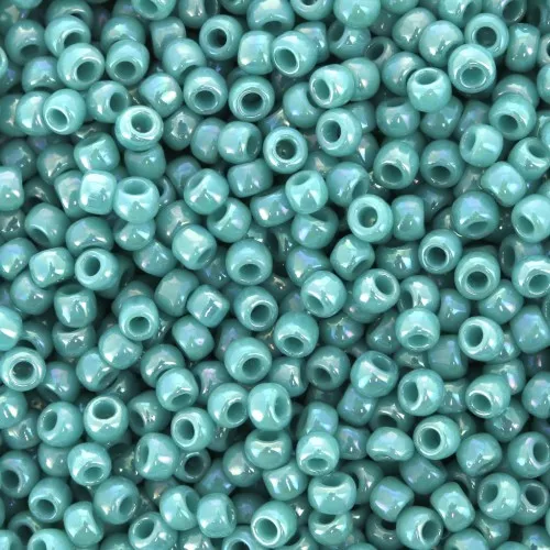Toho Seed beads 11/0 TO11R413 - Opaque Rainbow Turquoise x8g