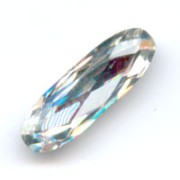 PureCrystal 4161 Oval Fancy Stone 15x5mm Crystal|raw }}