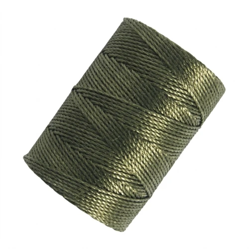 C-Lon Beading Cord 0,50 mm Olive x84m