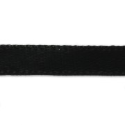 Satin ribbon 6 mm Black x5m|raw }}