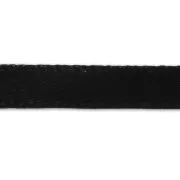 Satin ribbon 6 mm Black x5m