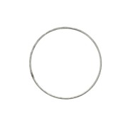 Metal circle for dreamcatcher suspension and lamps 10 cm Antique Silver Tone x1|raw }}