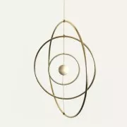 Metal circle for dreamcatcher suspension and lamps 10 cm Antique Silver Tone x1