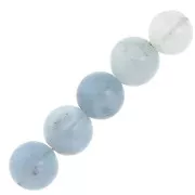 Round 4.5 mm Aquamarine beads x20