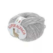 Super Alpaca wool n°044 - 100% Natural - Mottled grey x40g