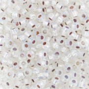 Miyuki Seed beads 11/0 1001- Crystal AB Silver Lined