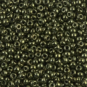 Miyuki 11/0 Seed beads 459 - Olive Metallic x8g