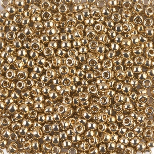 Miyuki Seed beads 11/0 193 - 24kt Gold Light Plated x5g