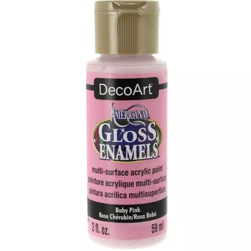 Multi-surface Acrylic Paint - DecoArt Americana Gloss - Baby Pink x59ml