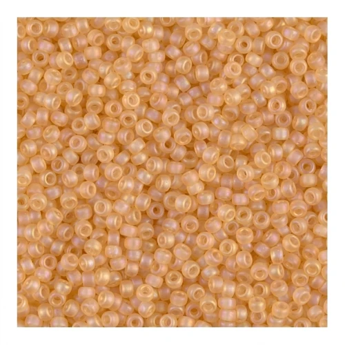 Miyuki Seed beads 15/0 132FR - Light Topaz Mat AB