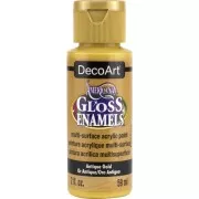 Multi-surface Acrylic Paint - DecoArt Americana Gloss - Antique Gold x59ml