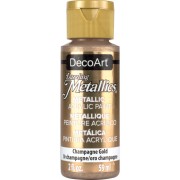 Metallic Acrylic paint - DecoArt Dazzling Metallics - Or Champagne x59 ml