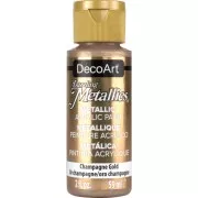Metallic Acrylic paint - DecoArt Dazzling Metallics - Or Champagne x59 ml
