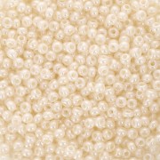 Preciosa Seed Beads 11/0 2 mm - Pearlescent Cream x250g