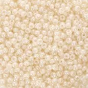 Preciosa Seed Beads 11/0 2 mm - Pearlescent Cream x250g