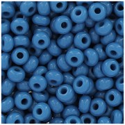 Preciosa Seed Beads 11/0 2 mm - Opaque Blue Jean x 250 g
