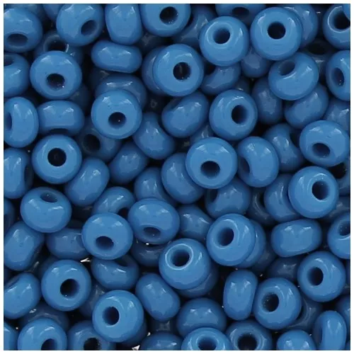 Preciosa Seed Beads 11/0 2 mm - Opaque Blue Jean x 250 g